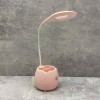 Настільна лампа акумуляторна LED з підставкою A-PLUS SST-813/1008808 рожева