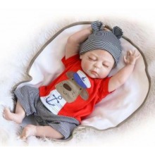 Силіконова колекційна лялька No Brand Хлопчик Кирюша 55 см (176)