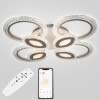 Полочна LED люстра Sunlight 5809/4+4 Білий