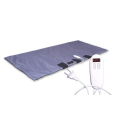 Електроковдра Shine для обгортань з цифровим регулюванням та таймером 147х170 см Сірий