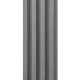Декоративна стінова рейка Sticker Wall WPC Вугілля 160x3000x23 мм (SW-00001534)