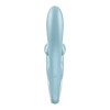 Вібратор-кролик Satisfyer Touch Me Blue, подвійний відросток, 3 потужні мотори в інтернет супермаркеті PbayMarket!