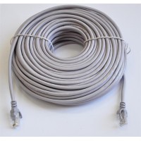 Патч-корд литий UTP Atcom RJ45 Cat.5e 30м сірий 4964