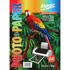Фотопапір для візиток Magic Глянець А4 300 г/м2 50 шт Білий (10230)
