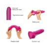 Реалістичний фалоімітатор Strap-On-Me Sliding Skin Realistic Dildo Fuchsia - S, ефект рухливої шкіри в інтернет супермаркеті PbayMarket!