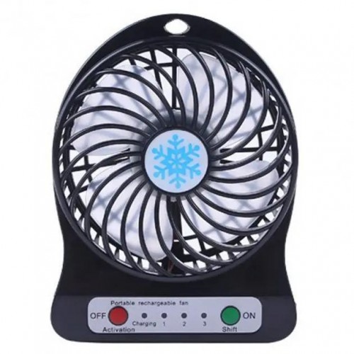 Міні-вентилятор Portable Fan Mini Чорний в інтернет супермаркеті PbayMarket!