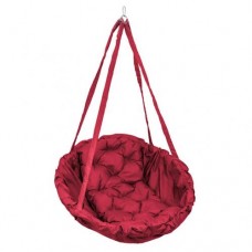Підвісне крісло садовий гойдалка Coolki Оксфорд 600 Червоний (Діаметр 100 см)