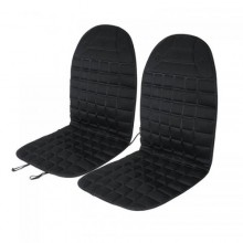 Накидка на два сидіння AIKESI 02 Black GB4706 з підігрівом від прикурювача 12В для автомобіля