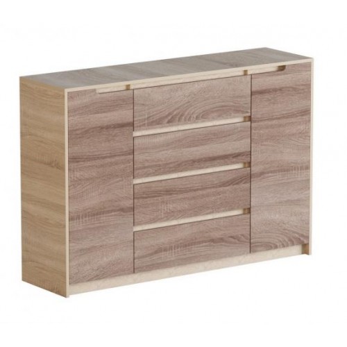 Комод для речей Еверест Мікс-3 Ролики сонома трюфель Комод для речей Еверест Мікс-3 Ролики сонома трюфель