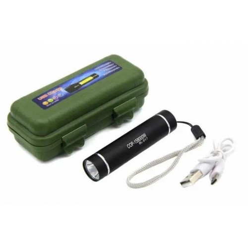 Ручний туристичний ліхтарик акумуляторний Bailong BL-517 COB (1756375767) Ручний туристичний ліхтарик акумуляторний Bailong BL-517 COB (1756375767)