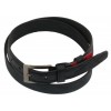 Шкіряний ремінь Skipper 110-130 x 3.3 см Чорний (1034-33)