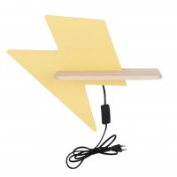 Настінний світильник Candellux Lightning 40x31 см Коричнево-золотистий (21-19547)