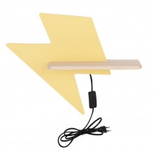 Настінний світильник Candellux Lightning 40x31 см Коричнево-золотистий (21-19547)