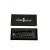 Ніж туристичний Gorillas BBQ 2-2378 21 см Чорний (KN1052)