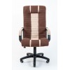Офісне крісло керівника Richman Атлант Місті Пластик М3 MultiBlock Шоколадно-бежеве