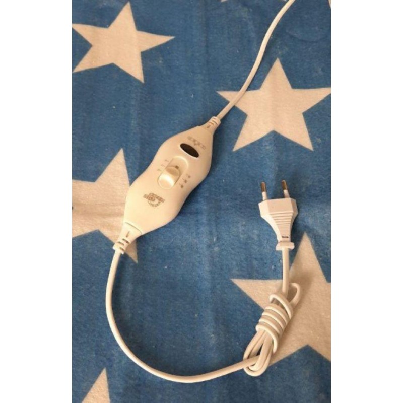 Простирадло електричне Electric Blanket 7418 150х160 см Білі зірки