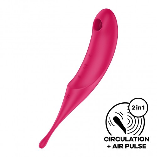 Вібратор для клітора з вакуумною стимуляцією Satisfyer Twirling Pro Red в інтернет супермаркеті PbayMarket!