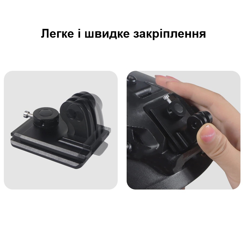 Універсальний NVG адаптер на шолом для кріплення екшн камер або приладів нічного бачення Nectronix M-40U