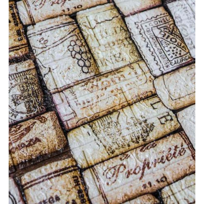 Самоклеюча декоративна 3D панель Loft-Expert Пробки 700x770x5 мм