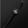 Наручний годинник чоловічий BESTA Skeleton UA Black Чорний (3121)