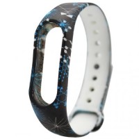 Ремінець Painted Strap для Xiaomi Mi Band 3 / 4 Сині Візерунки (hub_KnQq42860) Ремінець Painted Strap для Xiaomi Mi Band 3 / 4 Сині Візерунки (hub_KnQq42860)