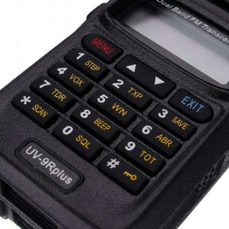 Рація Baofeng UV-9R Plus 5W з гарнітурою Black (3_00579)