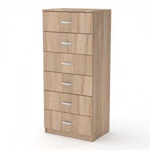 Комод для речей МС 6 Компанит Дуб Сонома Комод для речей МС 6 Компанит Дуб Сонома