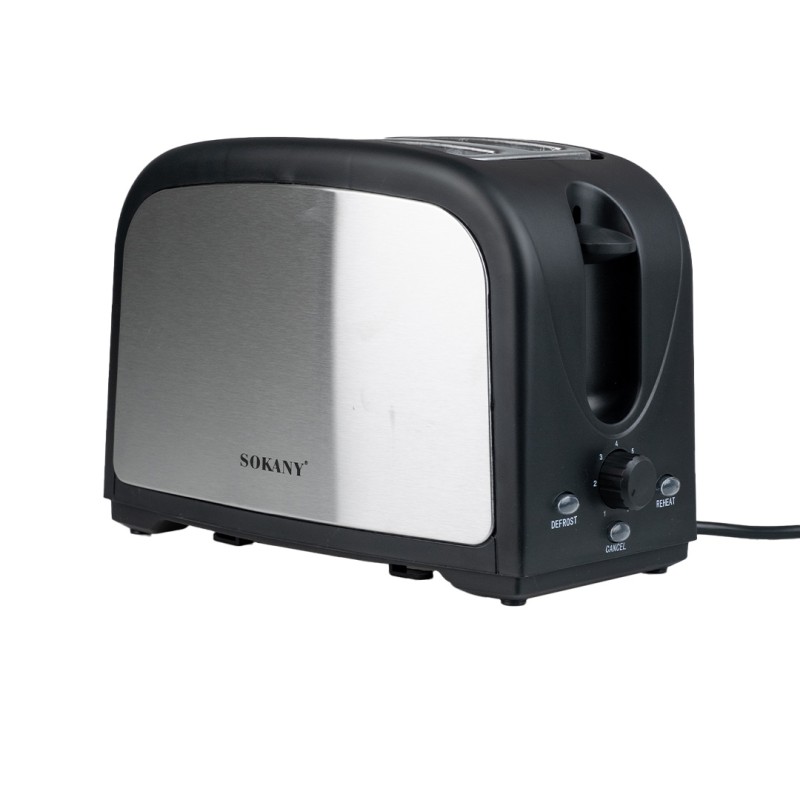 Тостер Sokany HJT-008S чорний (HJT008SBST)