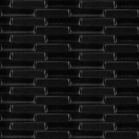 3D панель самоклеюча кладка чорна 700х770х7мм (038) Sticker Wall SW-00000303