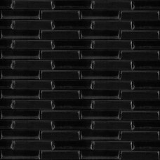 3D панель самоклеюча кладка чорна 700х770х7мм (038) Sticker Wall SW-00000303