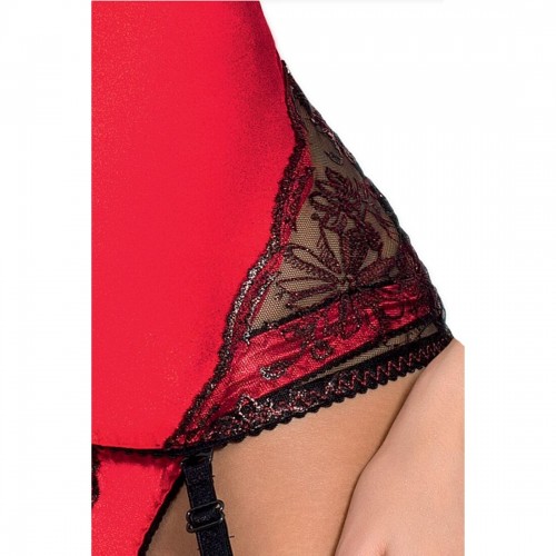 Розпродаж!!! Корсет з пажами BRIDA CORSET red XXL/XXXL - Passion Exclusive, трусики, шнурівка в інтернет супермаркеті PbayMarket!