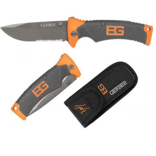 Ніж складаний кишеньковий туристичний з чохлом Gerber Bear Grylls Ніж складаний кишеньковий туристичний з чохлом Gerber Bear Grylls