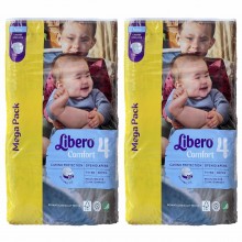 Дитячі підгузники Libero Comfort 4 (7-11 кг) 160 шт