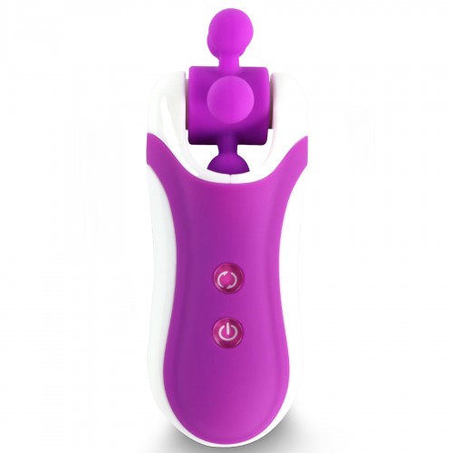 Стимулятор з імітацією оральних пестощів FeelzToys - Clitella Oral Clitoral Stimulator Purple в інтернет супермаркеті PbayMarket!