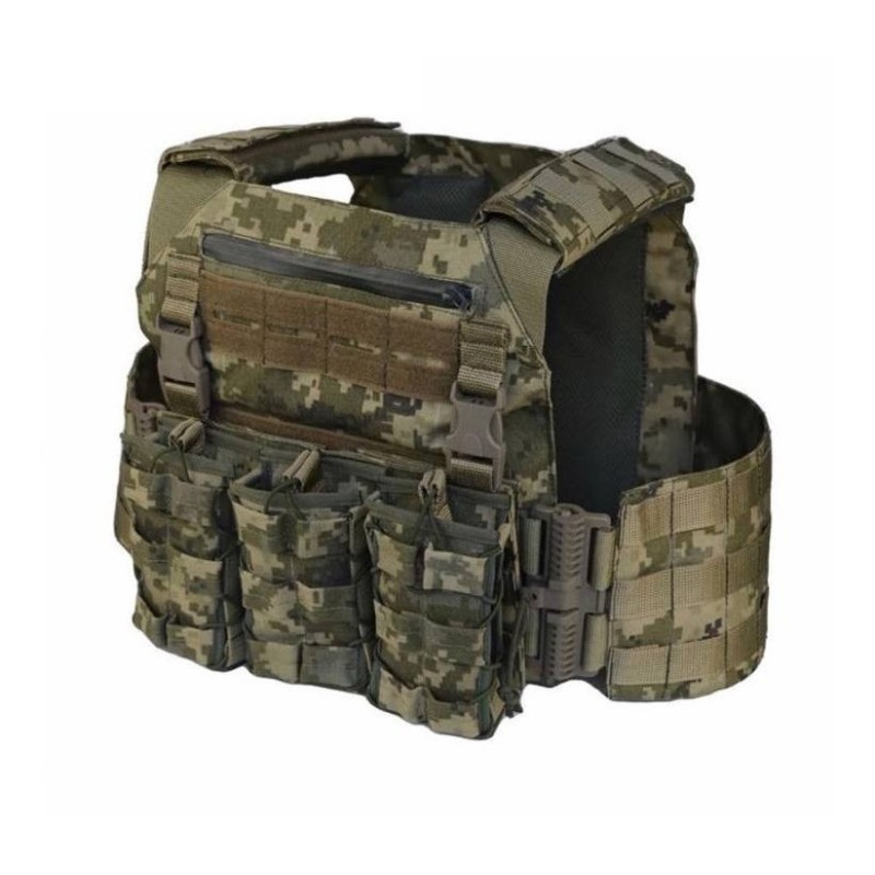 Плитоноска без плит зі швидкознімною системою No Brand One Size Піксель (1710136591)