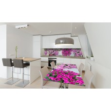 Наклейка вінілова на стіл Zatarga «Петуньї» 600х1200 мм Z180819st