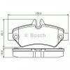 Колодки гальмові Bosch дискові задні MB/VW Sprinter/Crafter R 06>> PR2 0986495100 в інтернет супермаркеті PbayMarket!