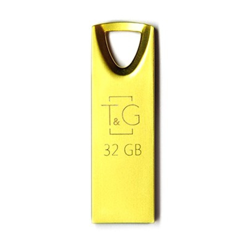 Флеш-накопичувач USB 32GB T&G 117 Metal Series Gold (TG117GD-32G)