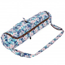 Сумка для йога килимка Yoga bag KINDFOLK FI-8362-2 17смх72см Рожевий-блакитний (AN0670)