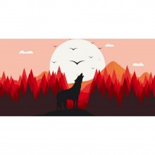 Картина за номерами Поклик ватажка Art Craft 11526-AC 40x80 см
