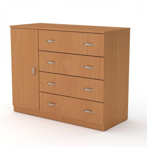 Комод для речей Компанит 4 1Б Бук Комод для речей Компанит 4 1Б Бук