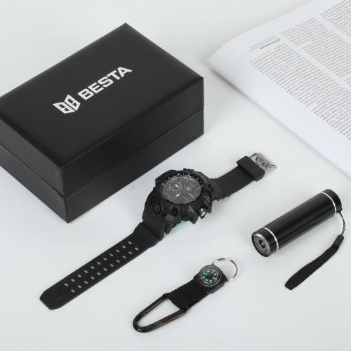 Подарунковий набір BESTA Box Peremoga Light з компасом Чорний (3365)