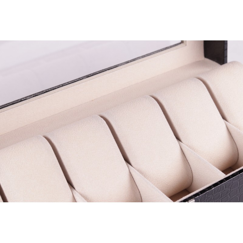 Скринька для зберігання годинників Craft 6PU.CROC.BL Чорний