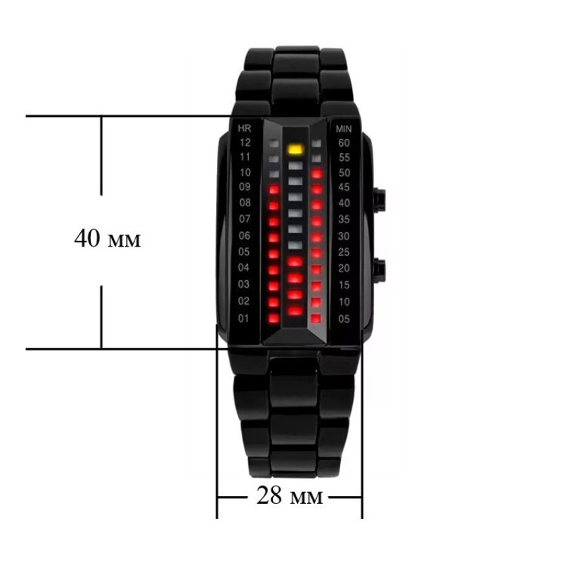 Годинник чоловічий Skmei 1035 Чорний