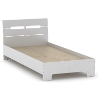 Односпальне ліжко Компаніт Стиль-90 альба (білий)