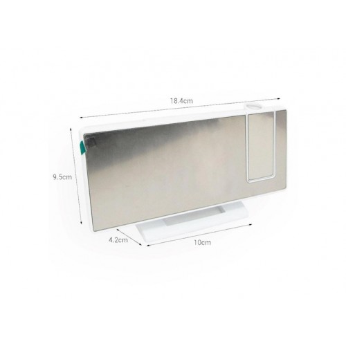 Годинник настільний електронний з проекцією та будильником Gaosuo DS-3618LP LED White Годинник настільний електронний з проекцією та будильником Gaosuo DS-3618LP LED White
