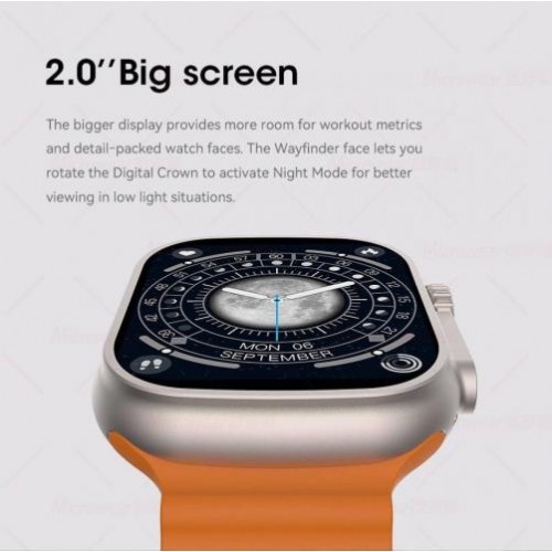 Розумний годинник IWO Ultra series 8 Orange Ocean (IW000US8OO)