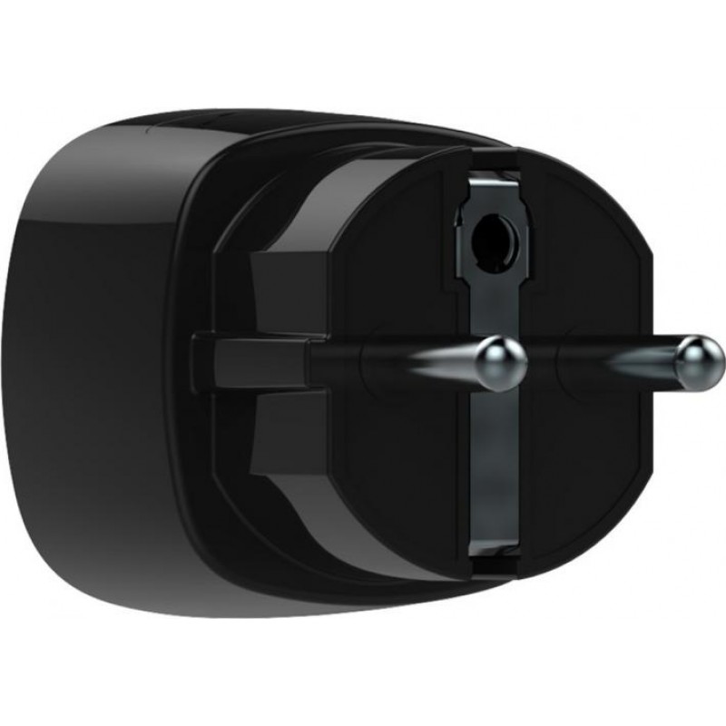 Розумна розетка з лічильником енергоспоживання Ajax Socket чорна