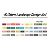 Маркери для скетчінга TOUCHFIVE 40 кольорів. Ландшафтний дизайн в інтернет супермаркеті PbayMarket!
