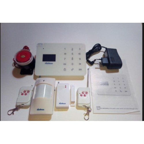 Комплект сигналізації GSM Alarm System Marlboze А2 modern plus Білий (IIF7G3NFH3BBCHCK) Комплект сигналізації GSM Alarm System Marlboze А2 modern plus Білий (IIF7G3NFH3BBCHCK)
